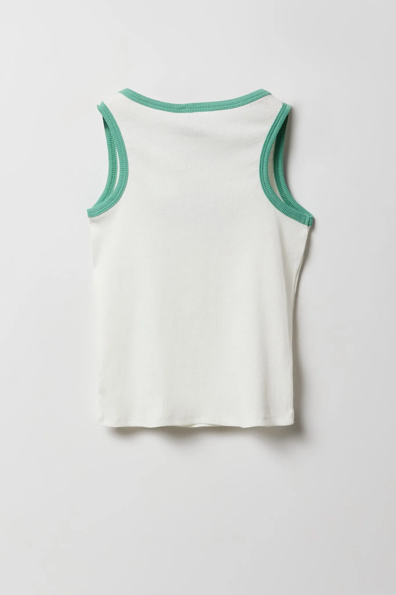 Girls Keroppi Embroidered Ribbed Tank sold by Urban Planet product image thumbnail 2
