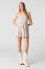 Smocked Dipped Waist Mini Romper sold by Urban Planet