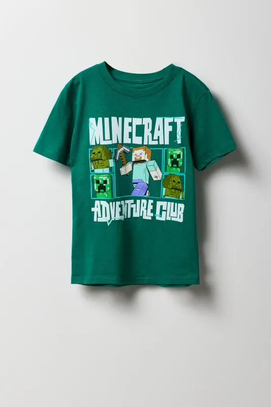 T-shirt à imprimé Minecraft Adventure Club pour enfants sold by Urban Planet
