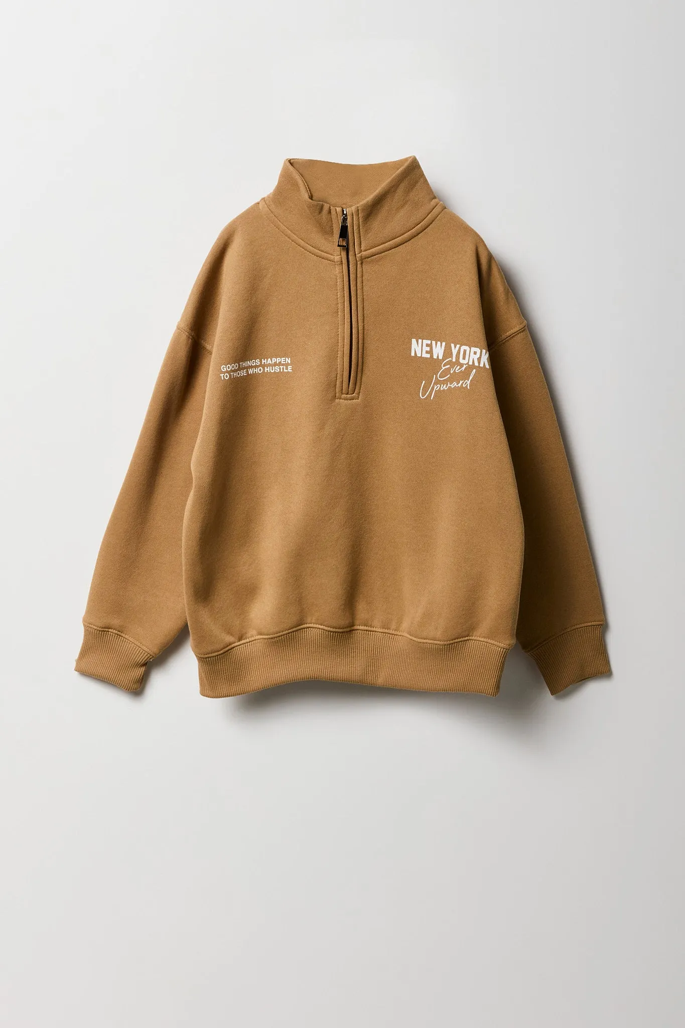 Chandail à imprimé West Coast avec quart de fermeture à glissière pour enfants sold by Urban Planet product image thumbnail 3