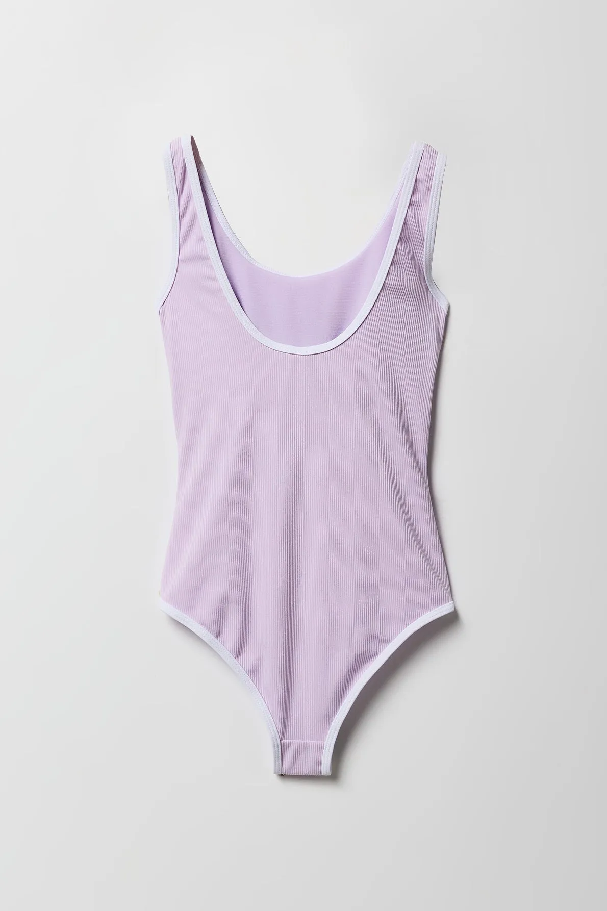 Girls Graphic Ribbed One Piece Swimsuit sold by Urban Planet product image thumbnail 4