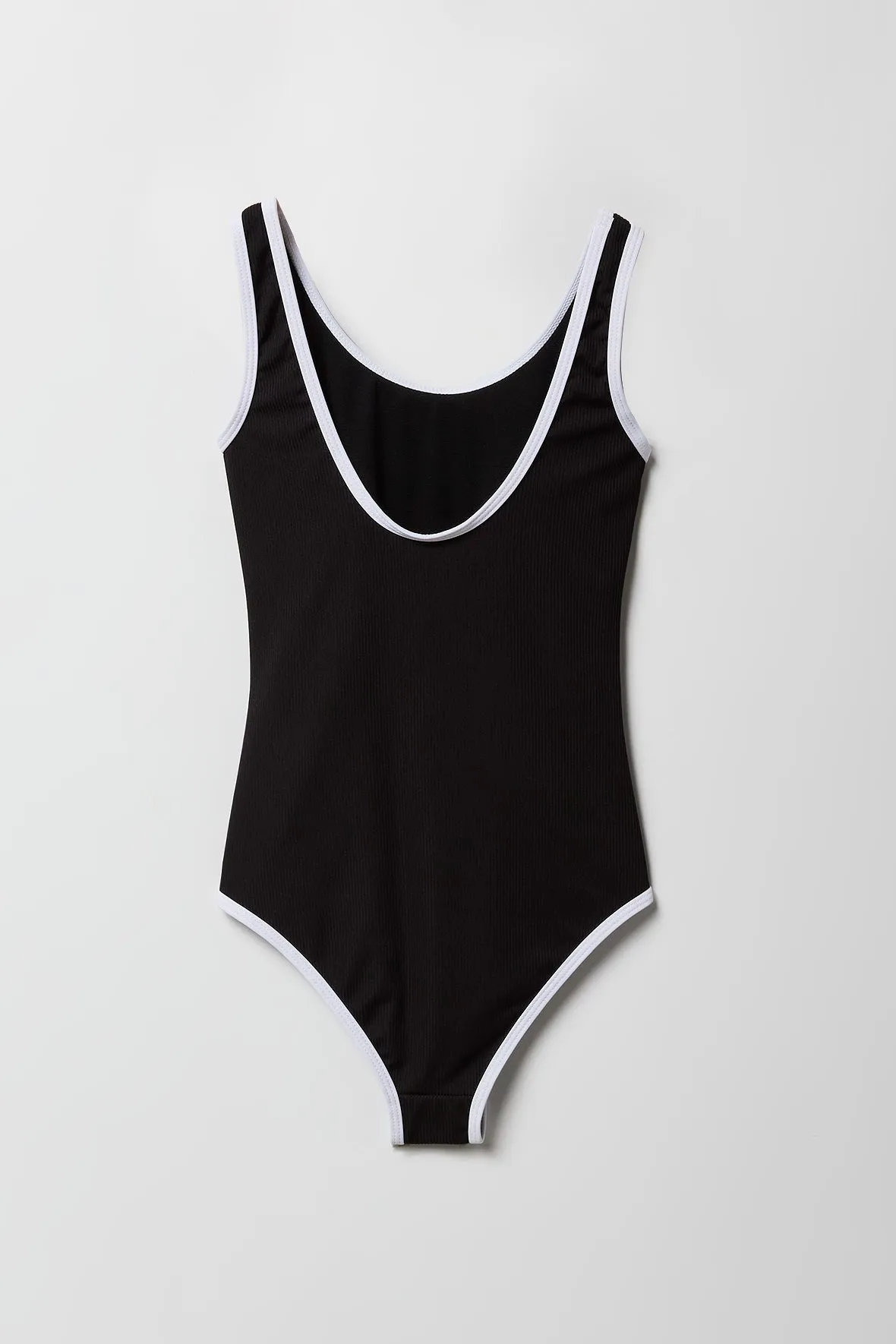 Girls Graphic Ribbed One Piece Swimsuit sold by Urban Planet product image thumbnail 2
