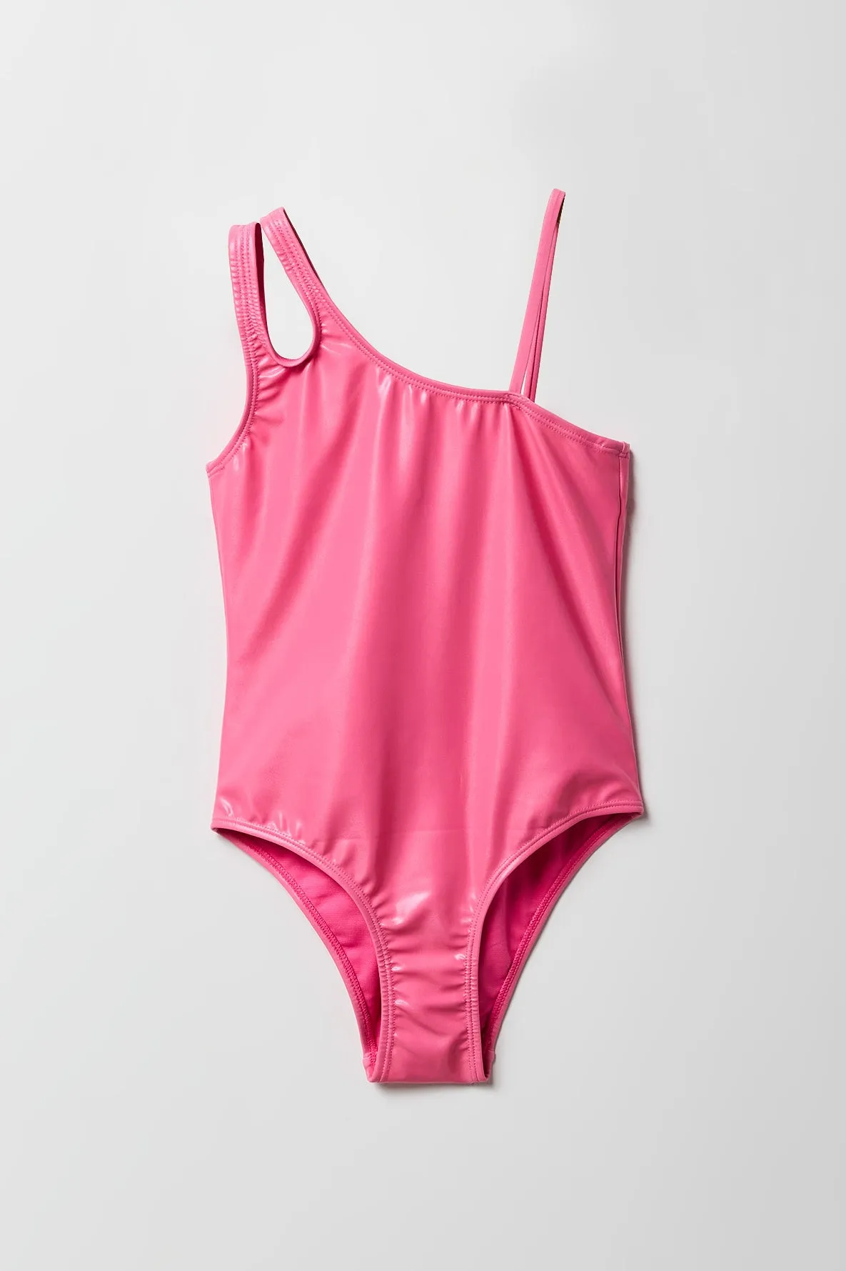 Maillot de bain une-pièce à épaule unique chatoyant pour fille sold by Urban Planet product image thumbnail 3