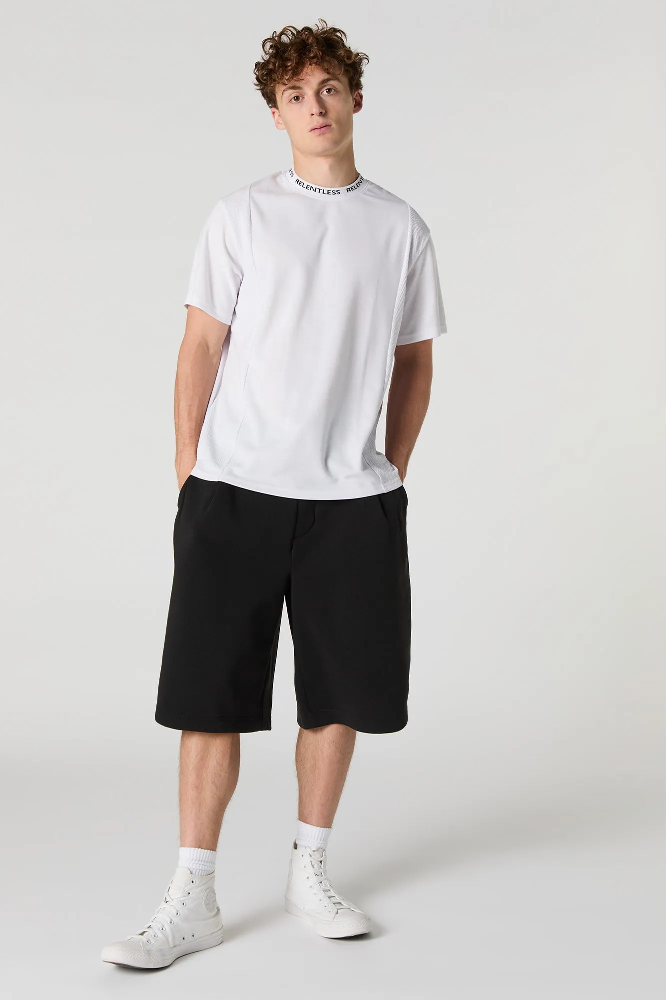 Relentless Jacquard Knit Textured T-Shirt sold by Urban Planet product image thumbnail 3