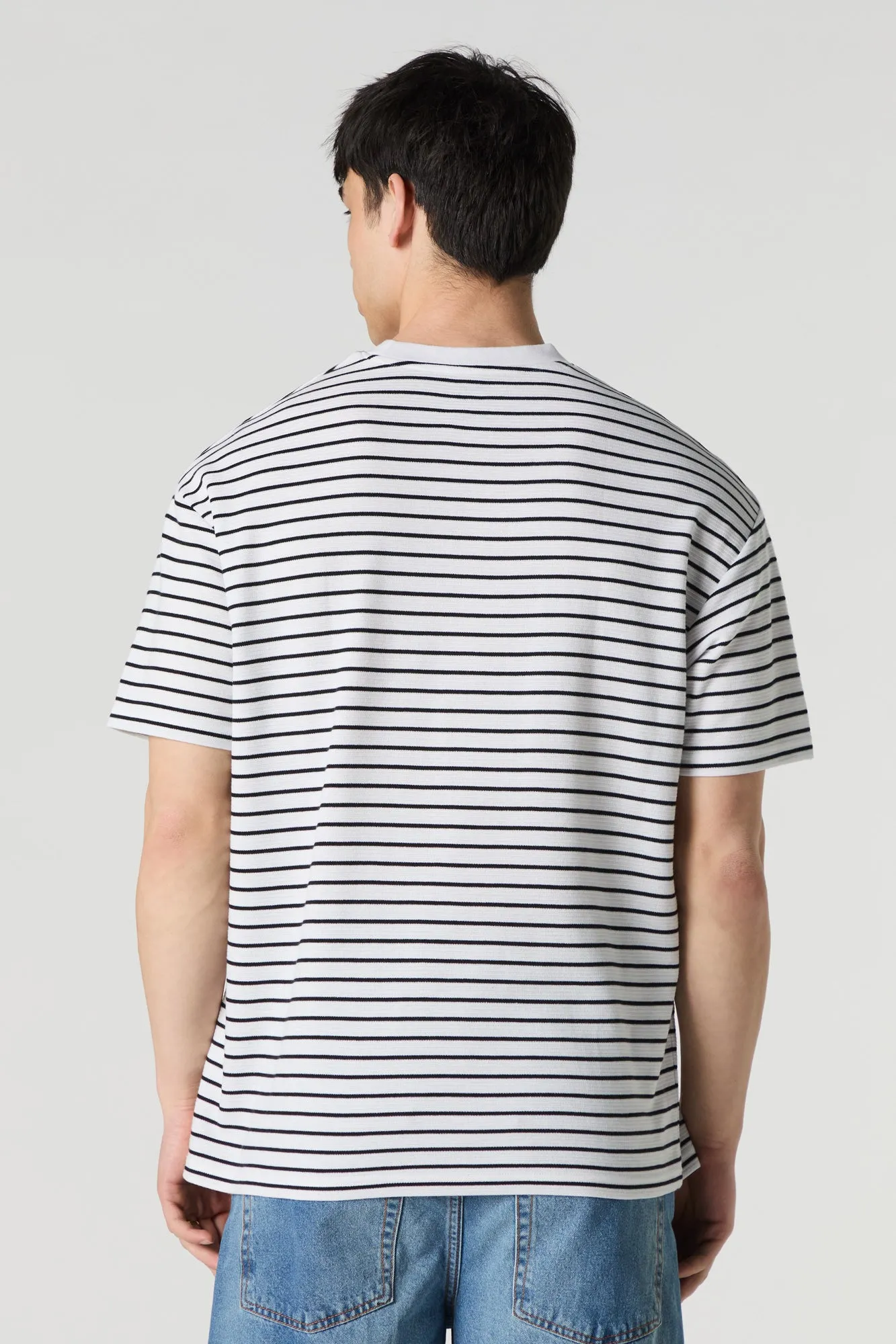 Striped Relaxed T-Shirt sold by Urban Planet product image thumbnail 5