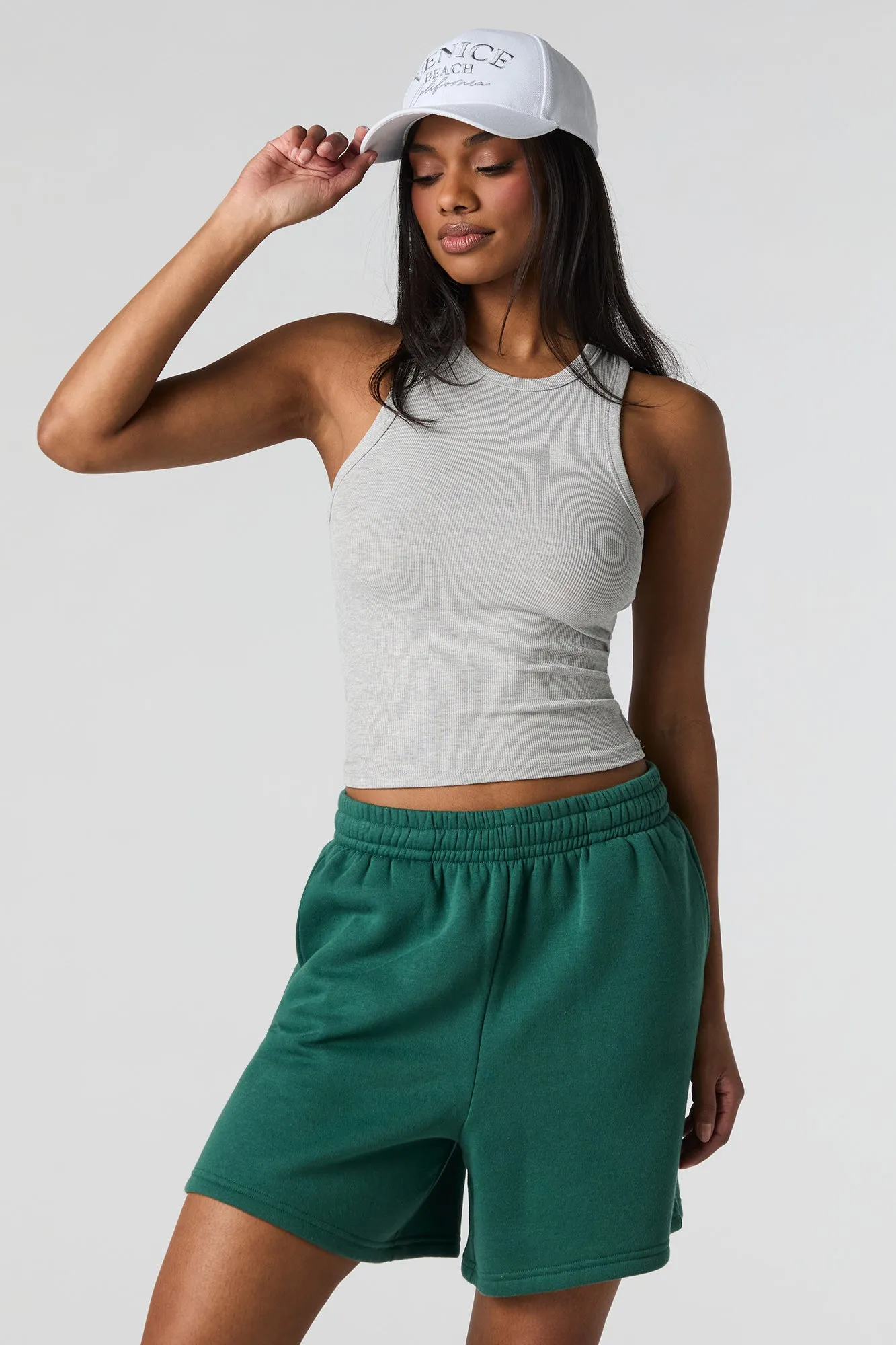 Fleece Longline Short sold by Urban Planet product image thumbnail 4