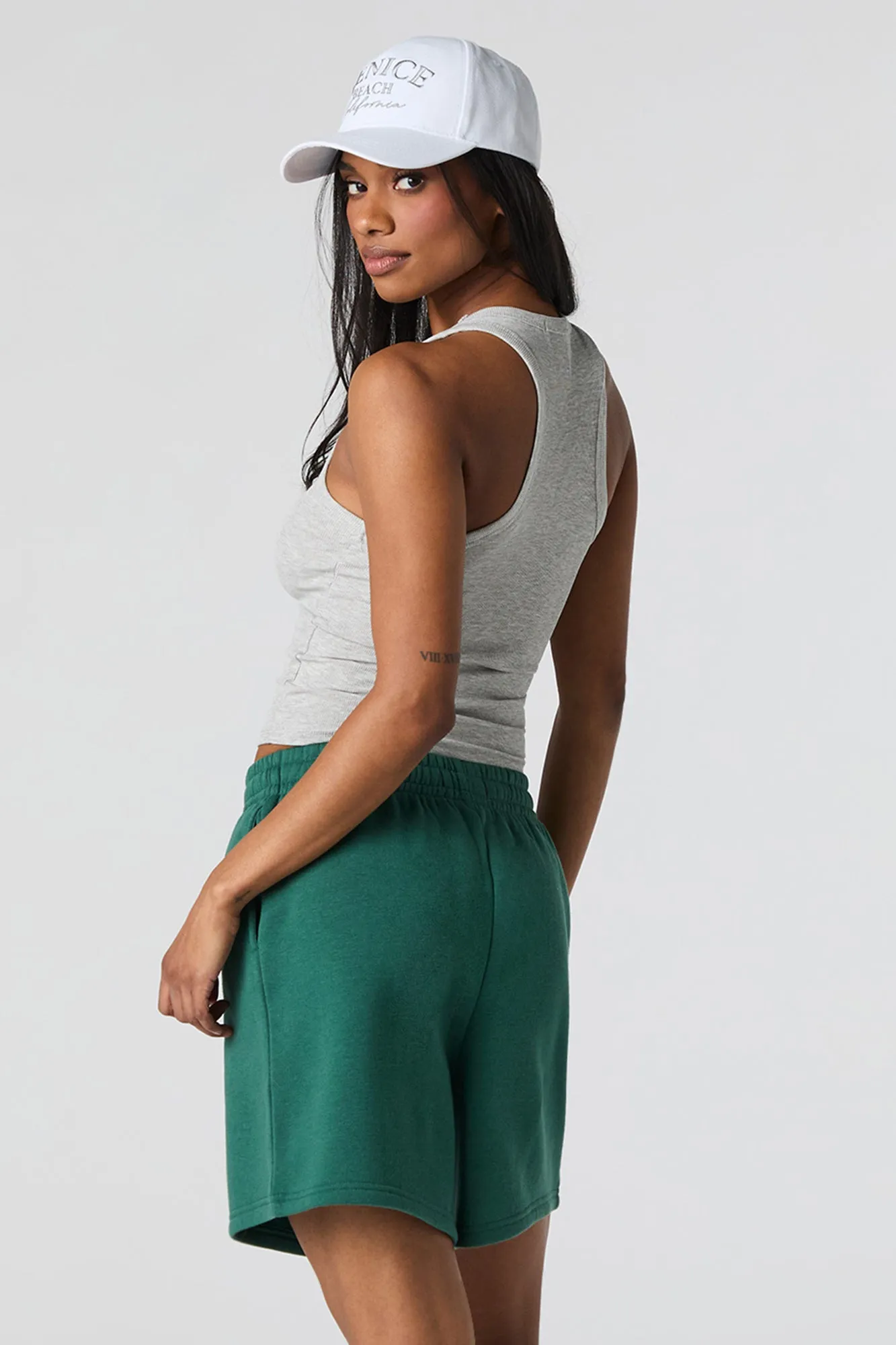 Fleece Longline Short sold by Urban Planet product image thumbnail 2