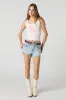 Floral Graphic Ribbed Tank sold by Urban Planet