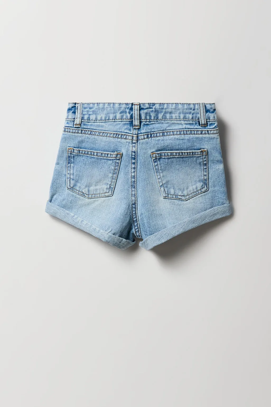 Girls Cherry Embroidered High Rise Mom Short sold by Urban Planet product image thumbnail 2