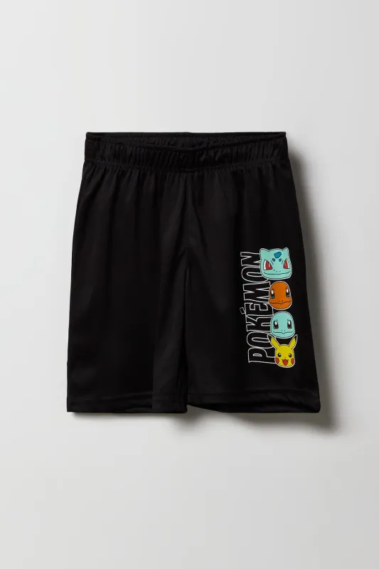 Boys Active Pokémon Graphic Mesh Short sold by Urban Planet