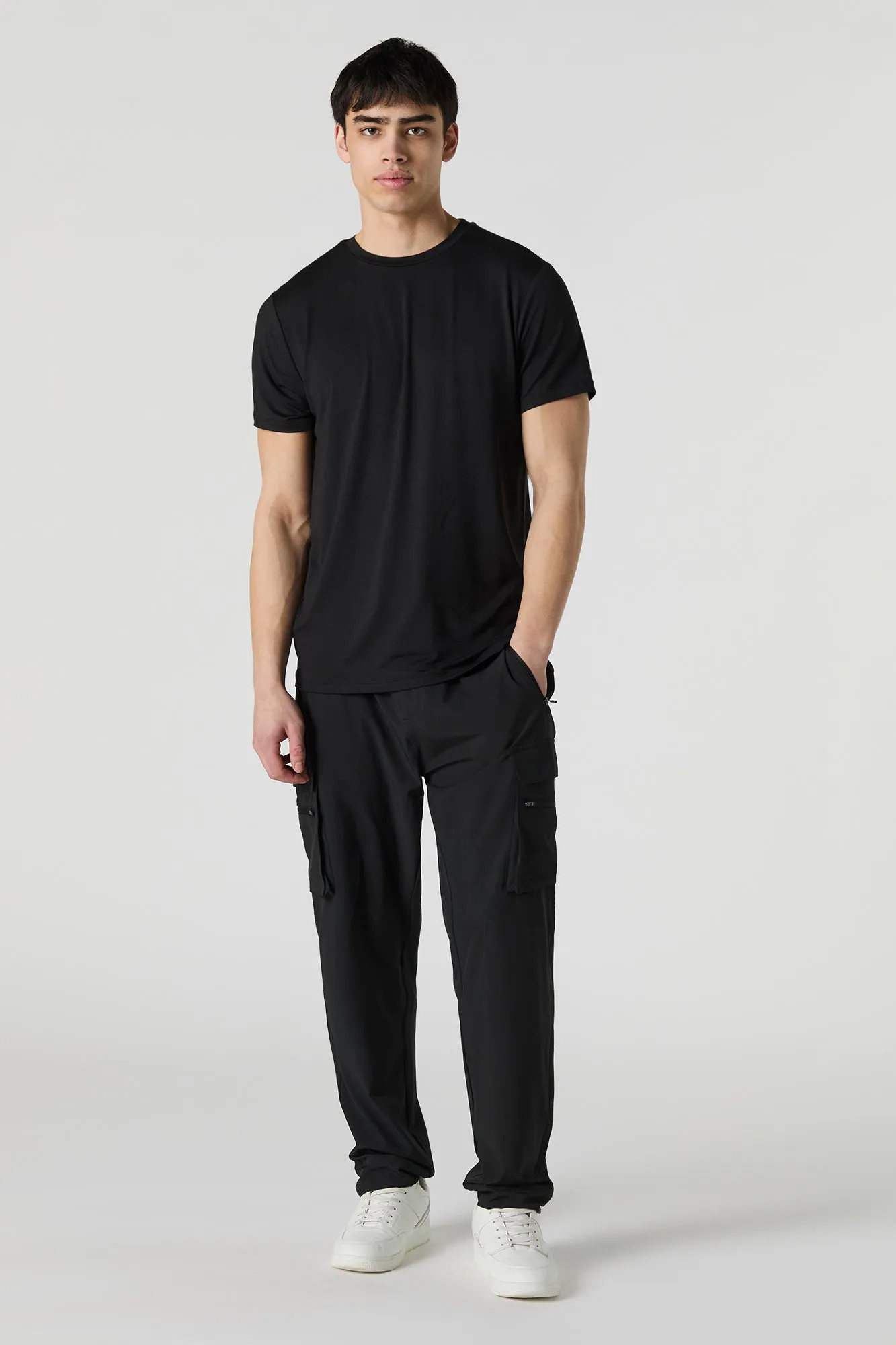 Active 4-Way-Stretch Drawstring Cargo Pant sold by Urban Planet product image thumbnail 5