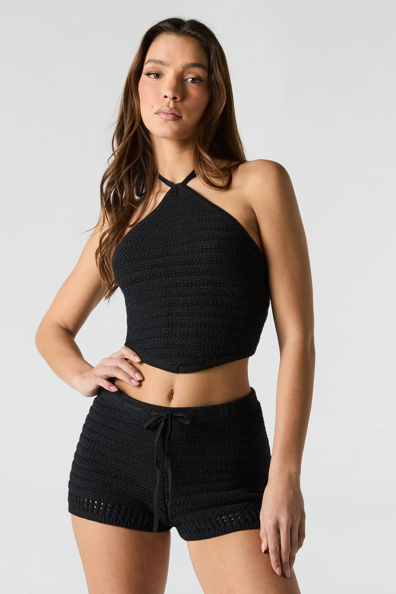 Crochet Drawstring Short sold by Urban Planet product image thumbnail 5