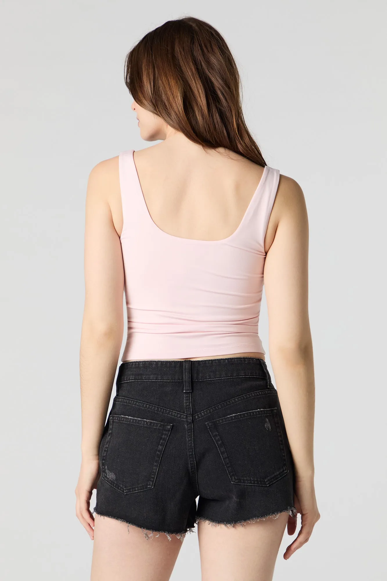 Black Wash Distressed Vintage Denim Short sold by Urban Planet product image thumbnail 2