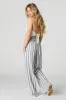 Linen-Blend Smocked Waist Palazzo Pant sold by Urban Planet