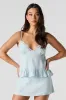 Minijupe-short en mélange de lin sold by Urban Planet