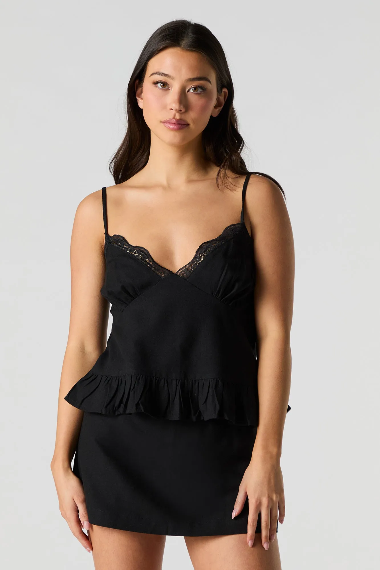 Minijupe-short en mélange de lin sold by Urban Planet product image thumbnail 5