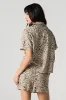 Short en mélange de lin à taille coulissante sold by Urban Planet