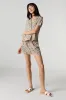 Short en mélange de lin à taille coulissante sold by Urban Planet