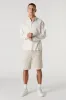 Linen-Blend Button-Up Long Sleeve Top sold by Urban Planet