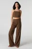 Linen-Blend Pleated Wide Leg Pant sold by Urban Planet