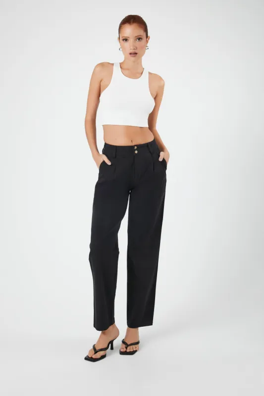 High Rise Straight Leg Trouser sold by Urban Planet