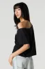 T-shirt imprimé avec épaules dénudées sold by Urban Planet