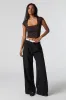 Contour Square Neck Cap Sleeve Crop Top sold by Urban Planet