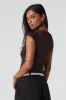 Contour Square Neck Cap Sleeve Crop Top sold by Urban Planet