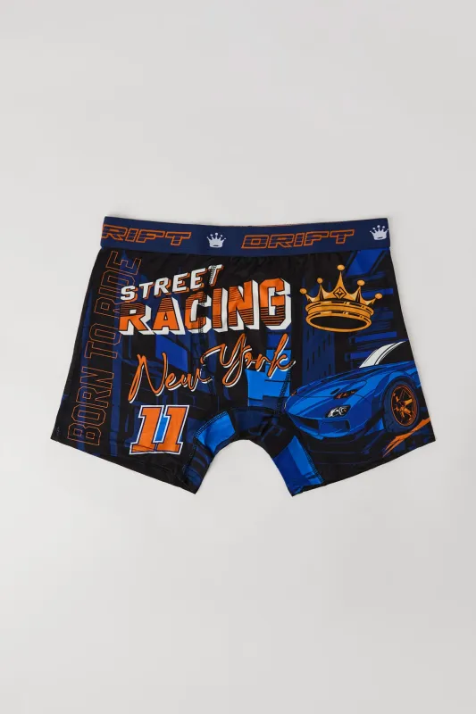 Street Racing Printed Boxer Brief sold by Urban Planet