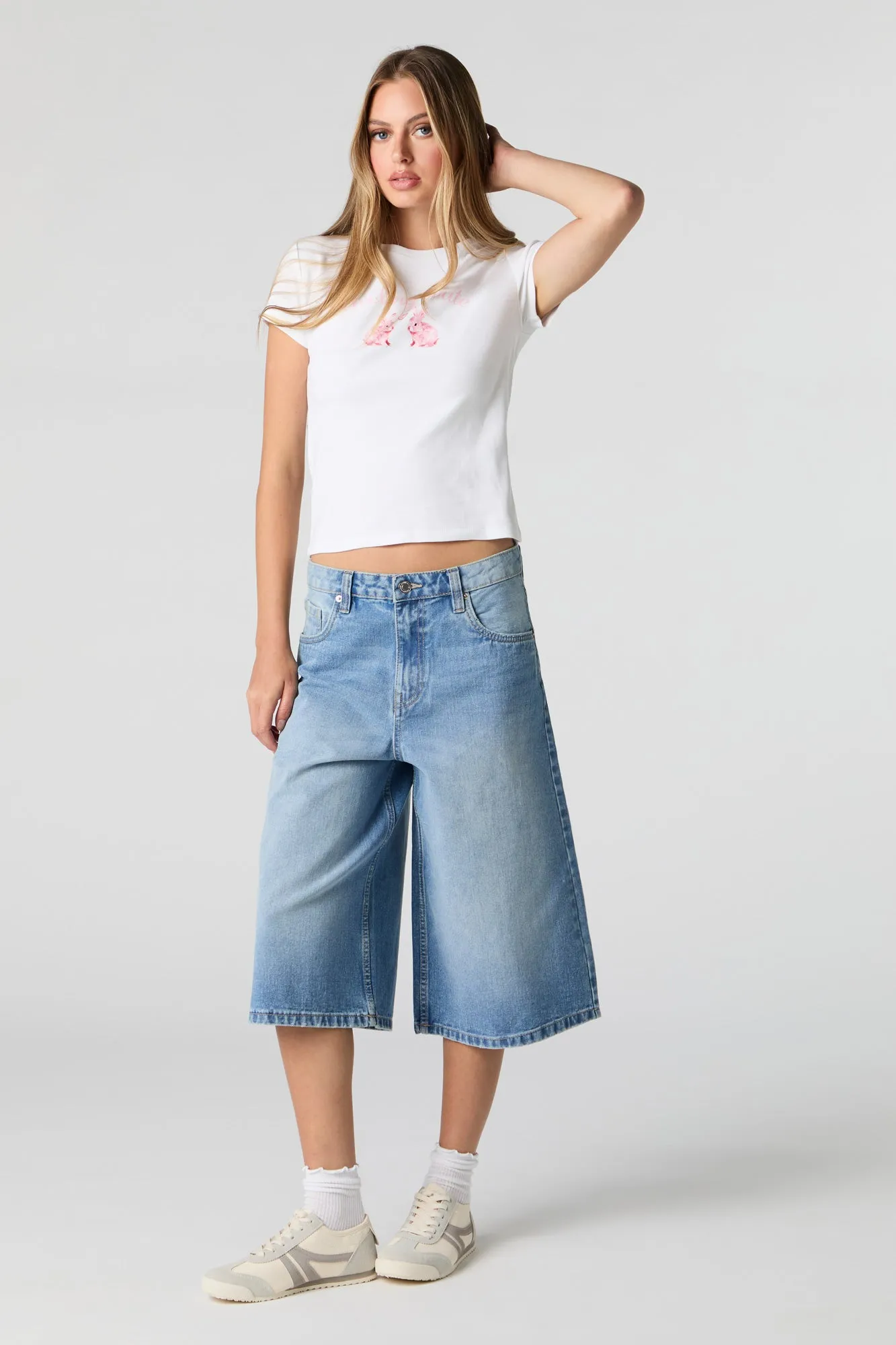 Graphic Ribbed T-Shirt sold by Urban Planet product image thumbnail 3