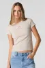 Graphic Ribbed T-Shirt sold by Urban Planet