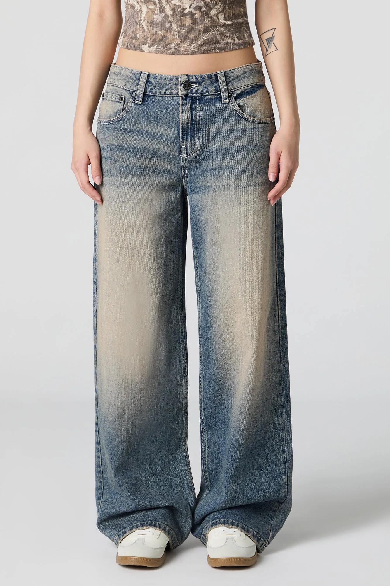 Low Rise Skater Vintage Dark Jean sold by Urban Planet product image thumbnail 2