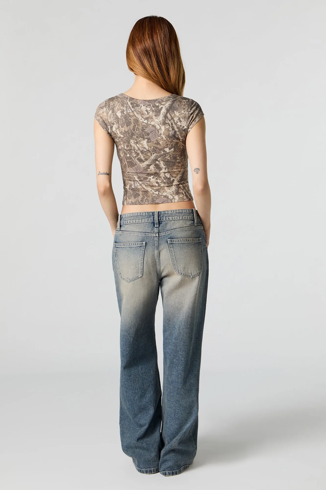 Low Rise Skater Vintage Dark Jean sold by Urban Planet product image thumbnail 3