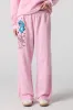 Pantalon d'entraînement à jambe évasée en molleton avec imprimé Stitch & Angel sold by Urban Planet