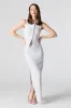 Ribbed Slit Maxi Skirt sold by Urban Planet