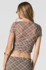 T-shirt court ruché en filet sold by Urban Planet