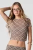 T-shirt court ruché en filet sold by Urban Planet