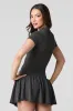 Ribbed Knit Collared Crop Top sold by Urban Planet