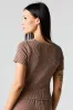 Textured Ribbed Scoop Neck Top sold by Urban Planet