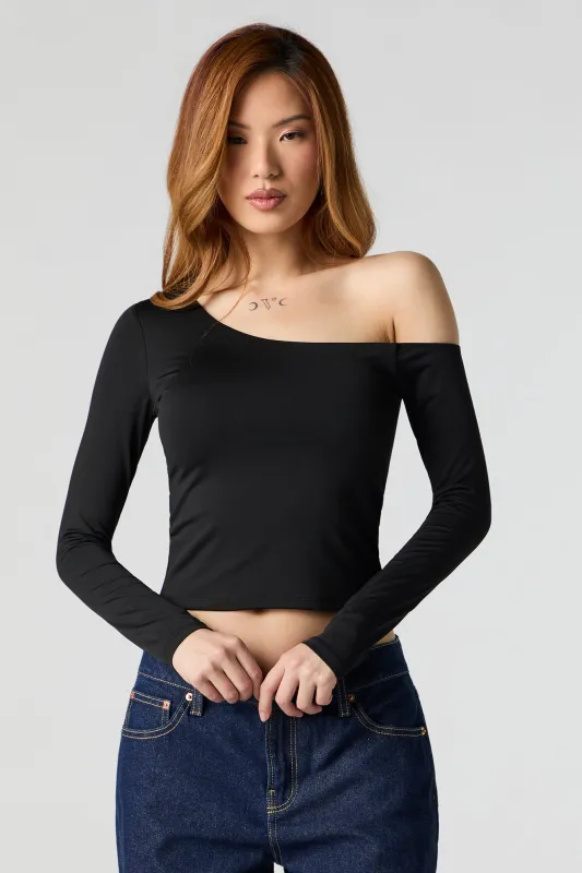 Contour Off Shoulder Long Sleeve Top sold by Urban Planet