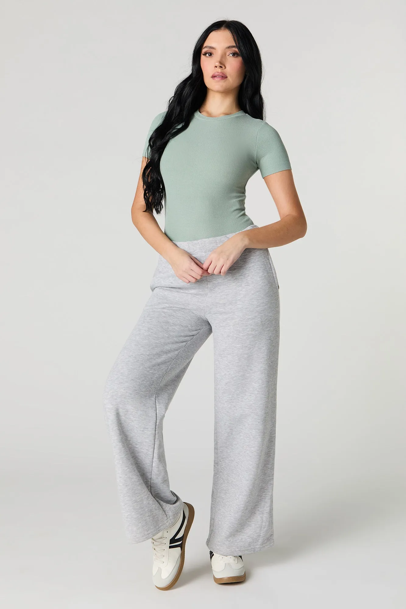 Ribbed Short Sleeve Bodysuit sold by Urban Planet product image thumbnail 3