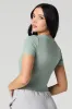Ribbed Short Sleeve Bodysuit sold by Urban Planet