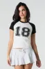 T-shirt raglan à imprimé 18 sold by Urban Planet