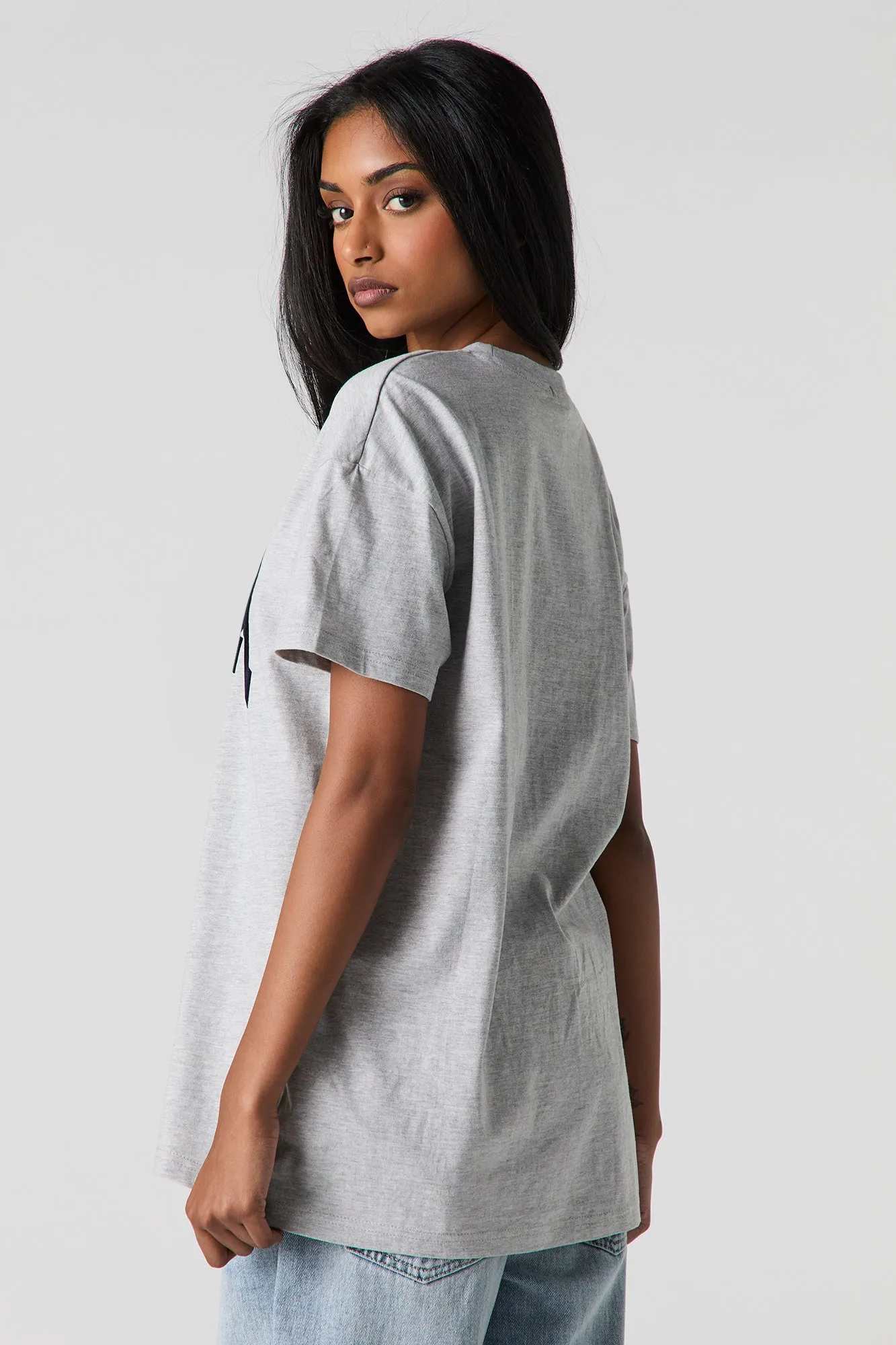 USA Embroidered T-Shirt sold by Urban Planet product image thumbnail 2