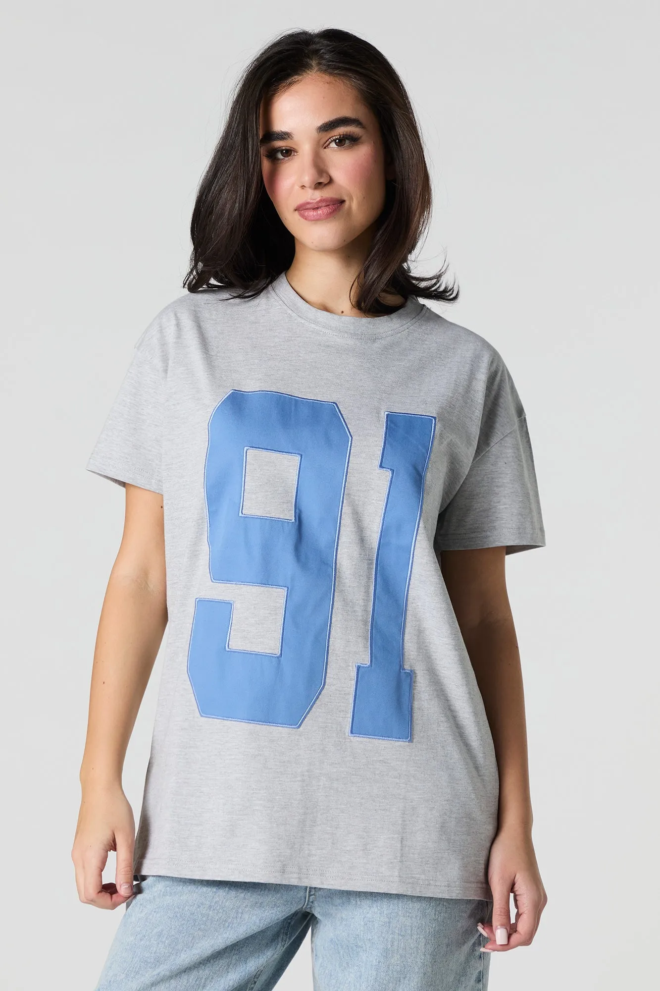 91 Twill Embroidered T-Shirt sold by Urban Planet