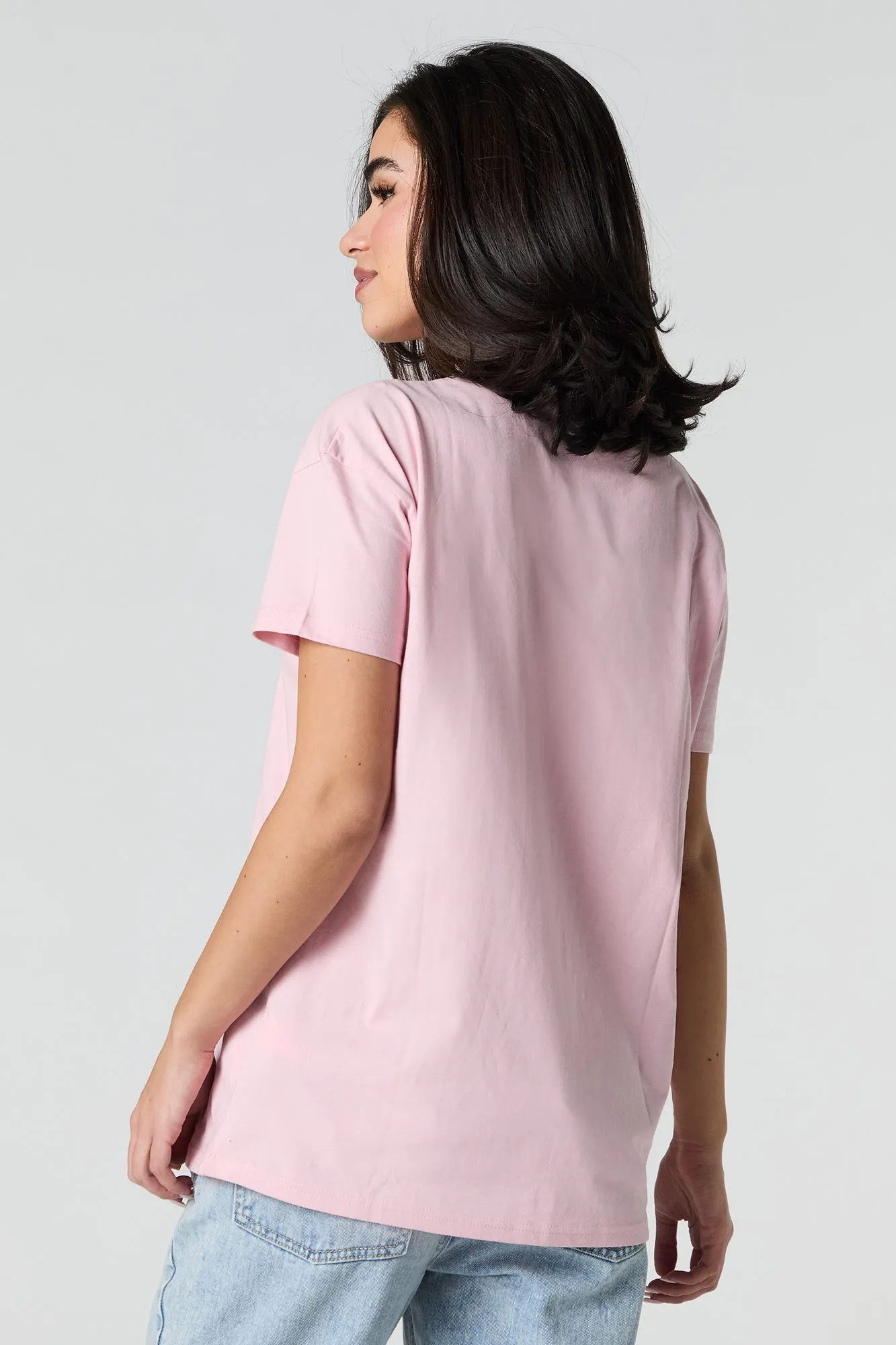 T-shirt avec motif brodé Oui Oui sold by Urban Planet product image thumbnail 3