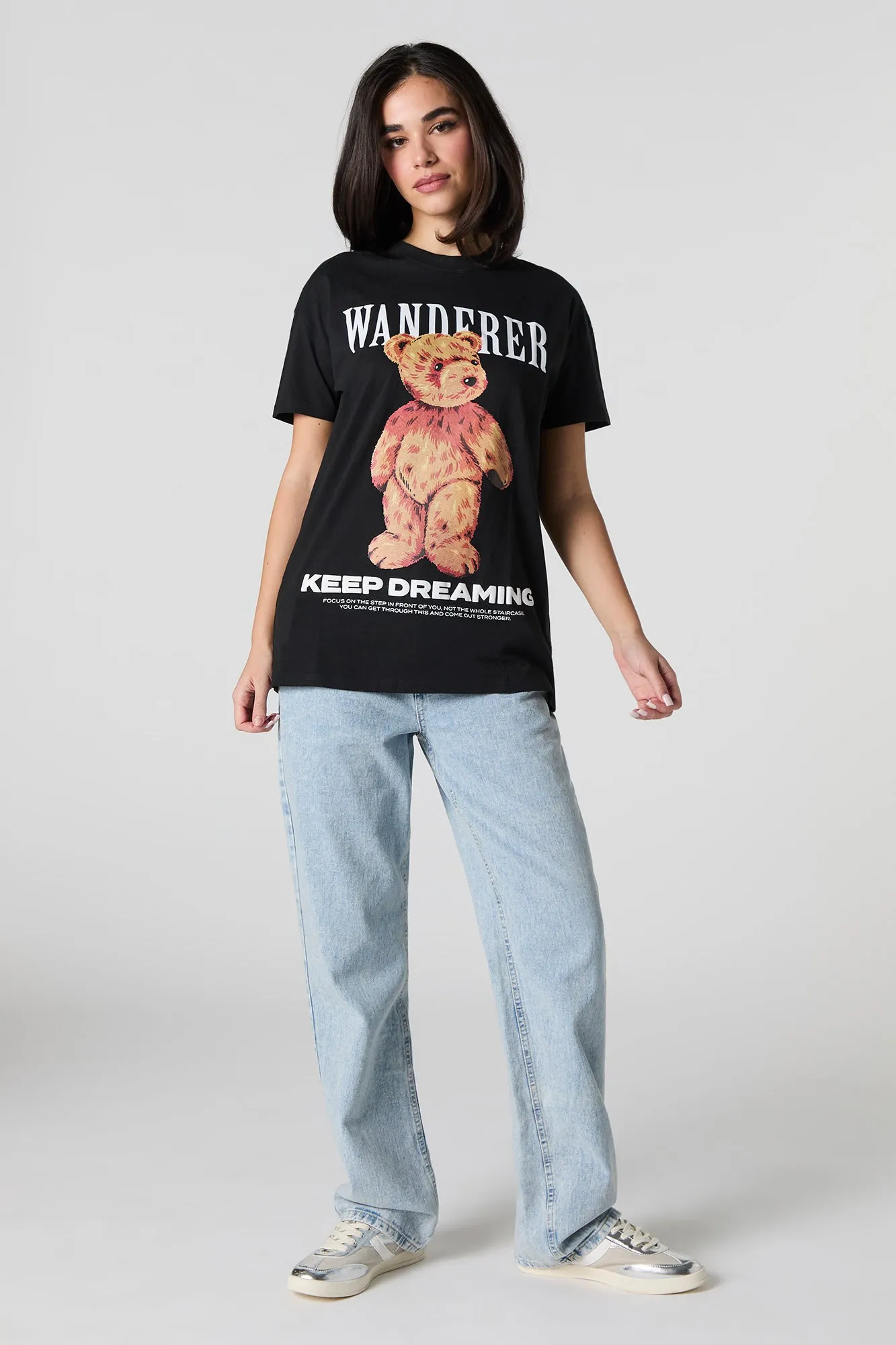 T-shirt à imprimé Wanderer Bear sold by Urban Planet product image thumbnail 2