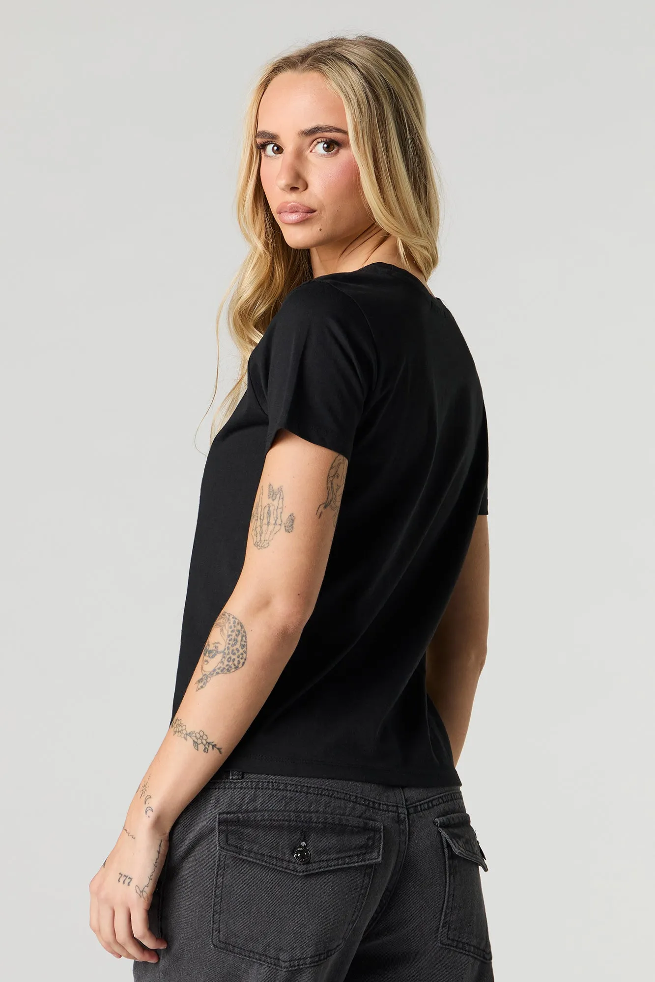 LA Cheetah Graphic T-Shirt sold by Urban Planet product image thumbnail 2