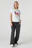 Deer Graphic Embroidered T-Shirt sold by Urban Planet