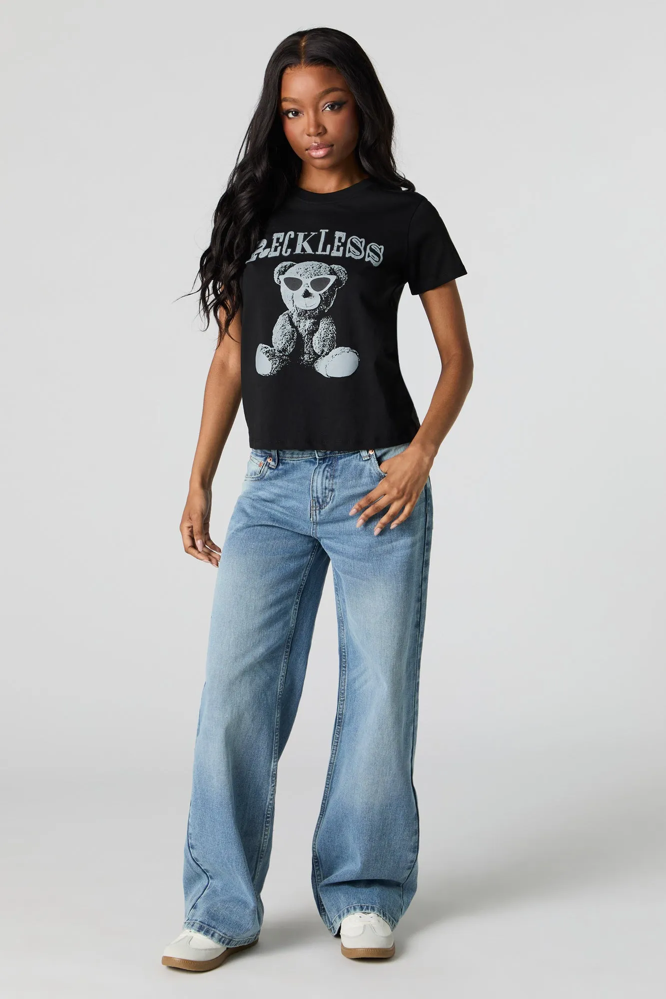 T-shirt à imprimé Reckless Bear sold by Urban Planet product image thumbnail 3